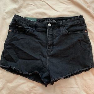 Black High Waisted Wild Fable Jean Shorts